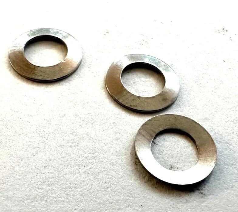 100 Count Spoke Nipple Rim Bevel Washers Reinforcement Wheel Silver Washer New
