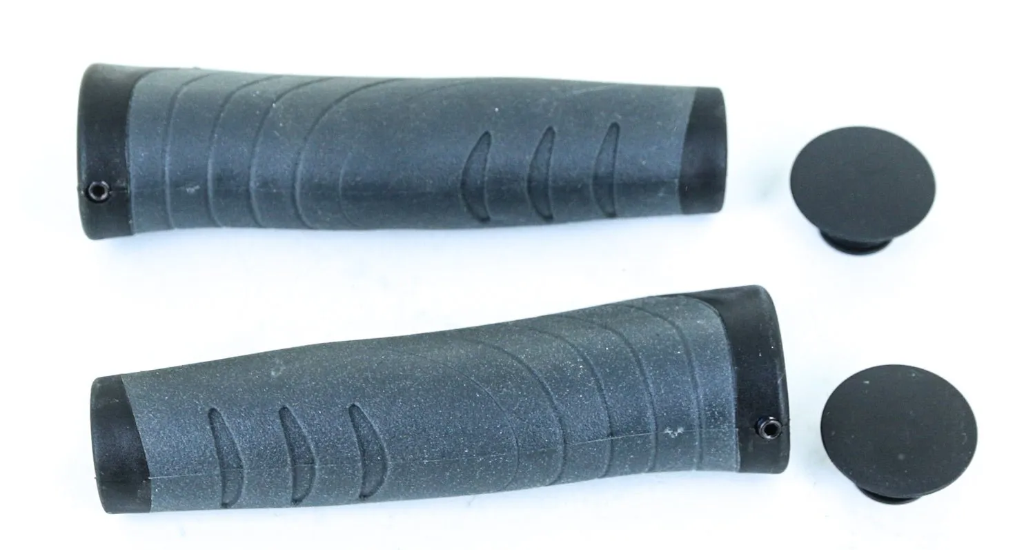 135mm x 22.2 Comfort Ergonomic Lock-On Bike Handlebar Grips NEW