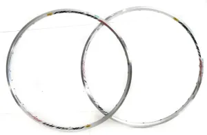 2 QTY Mavic Aksium Race 20 H Road Bike Rims 700c Double Walled Aluminum New Blem