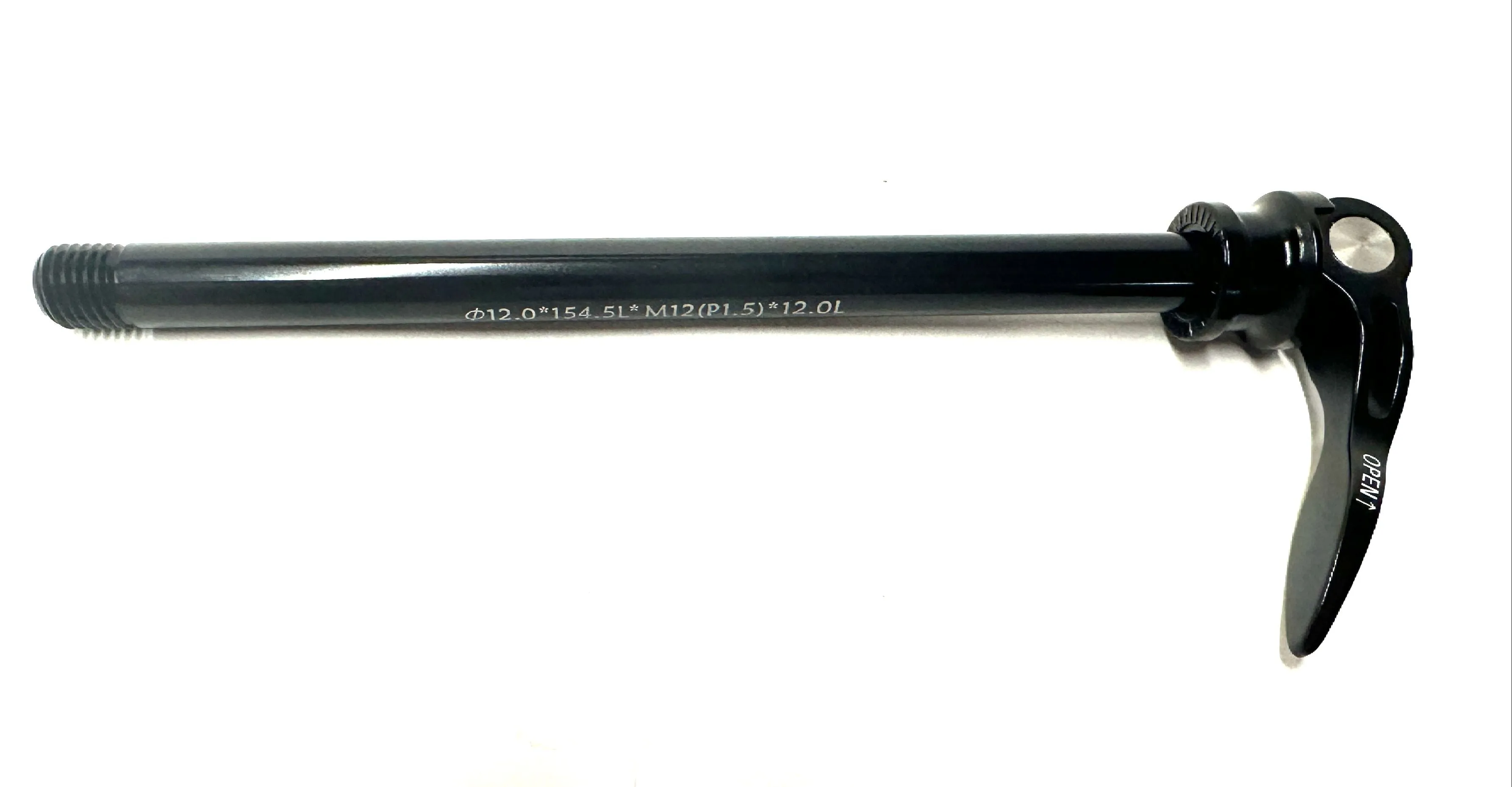 Alloy Bike Thru Axle 12mm x 166.5mm Quick Release 12.0*154.5.L*M12(P1.5)*12.OL
