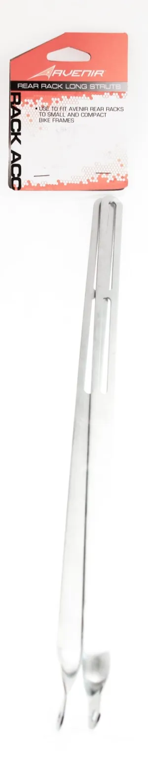 AVENIR Rear Rack Long Struts Steel for Rear Bike Bicycle Racks Silver NEW