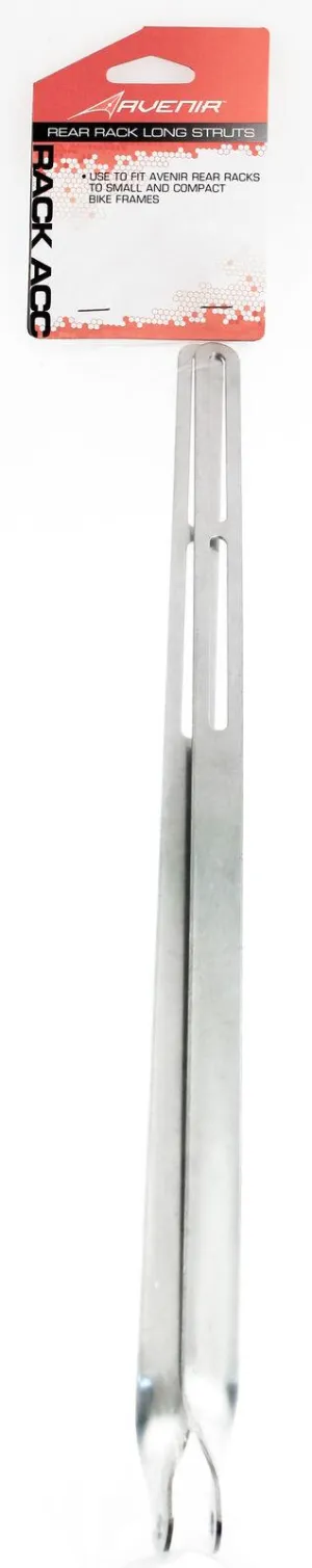 AVENIR Rear Rack Long Struts Steel for Rear Bike Bicycle Racks Silver NEW