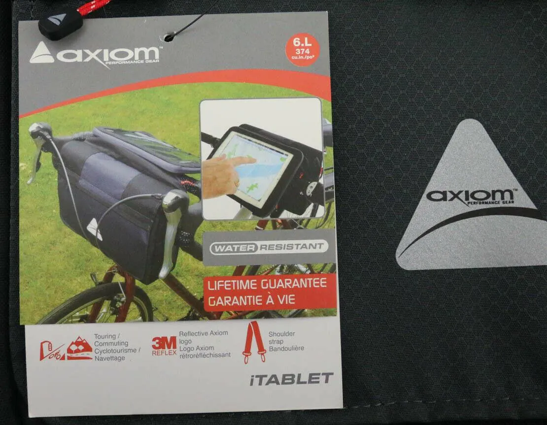 Axiom iTablet iPad Road / MTB Bike Handlebar or Pannier Bag   Shoulder Strap NEW