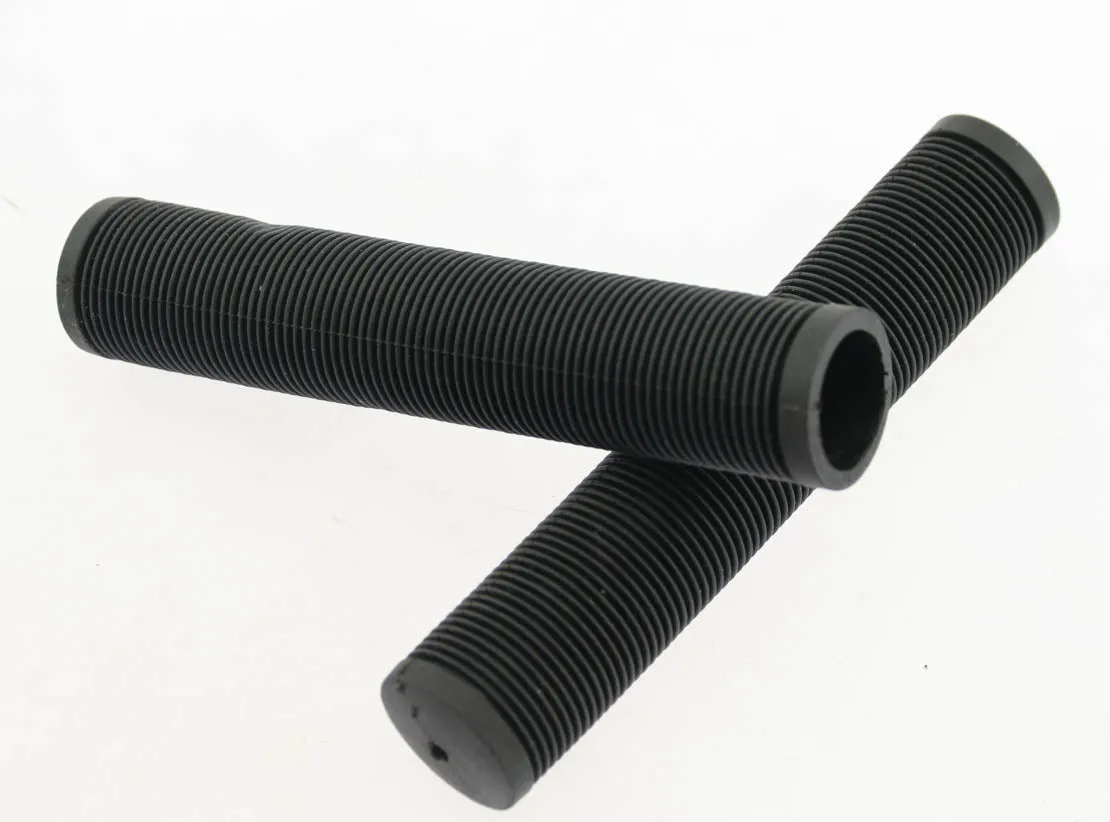 BMX Mountain Hybrid Bike Flat Bar Rubber Grips 145mm / 5.7" Black NEW