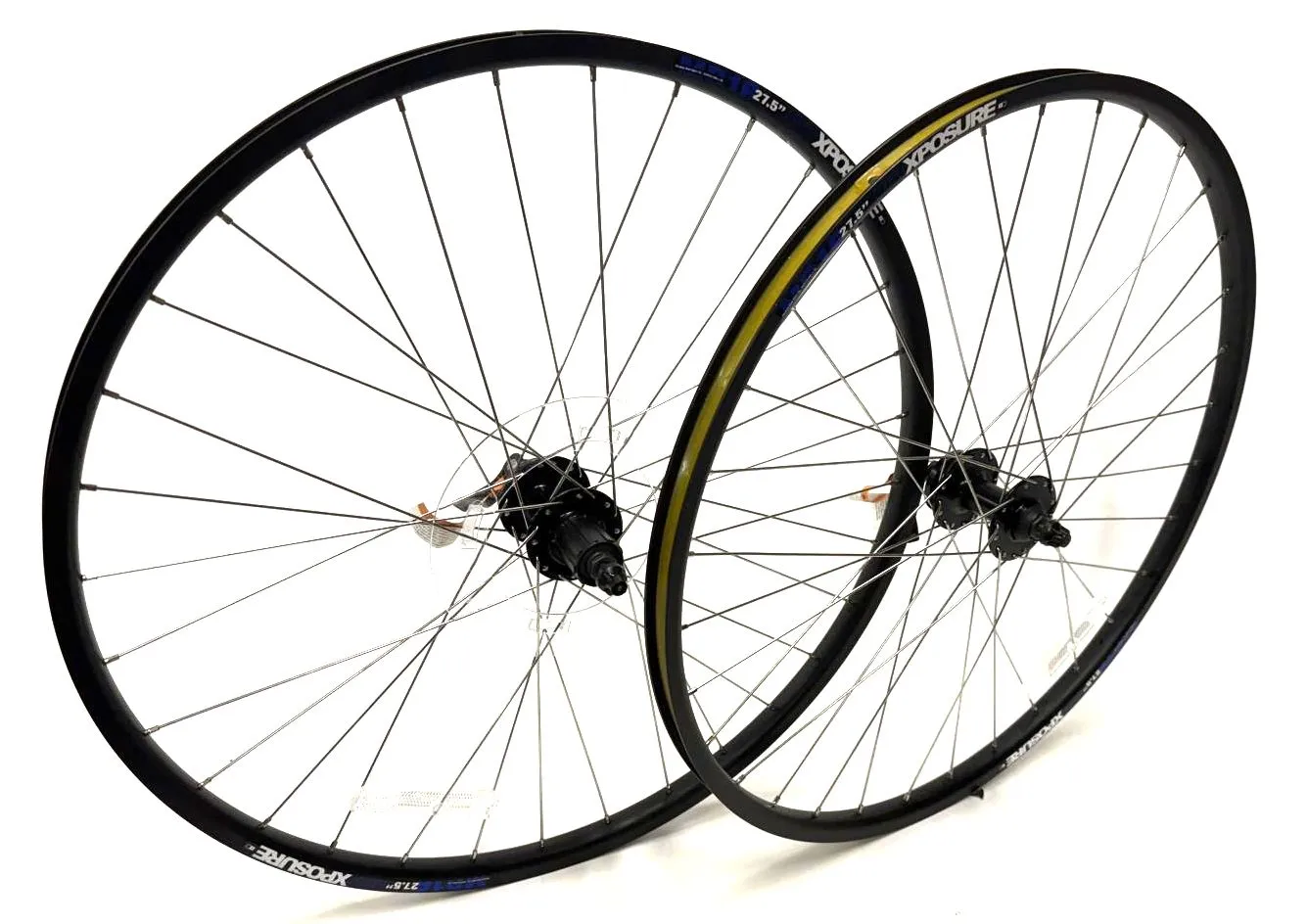 Exposure 27.5" MTB Front / Rear Wheelset 135mm QR 100mm QR Axle HG 8-10 spd