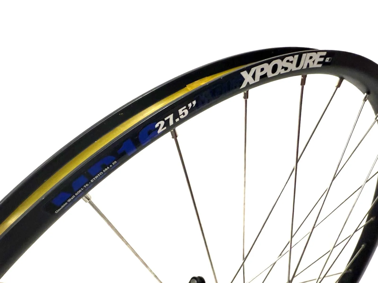 Exposure 27.5" MTB Front / Rear Wheelset 135mm QR 100mm QR Axle HG 8-10 spd