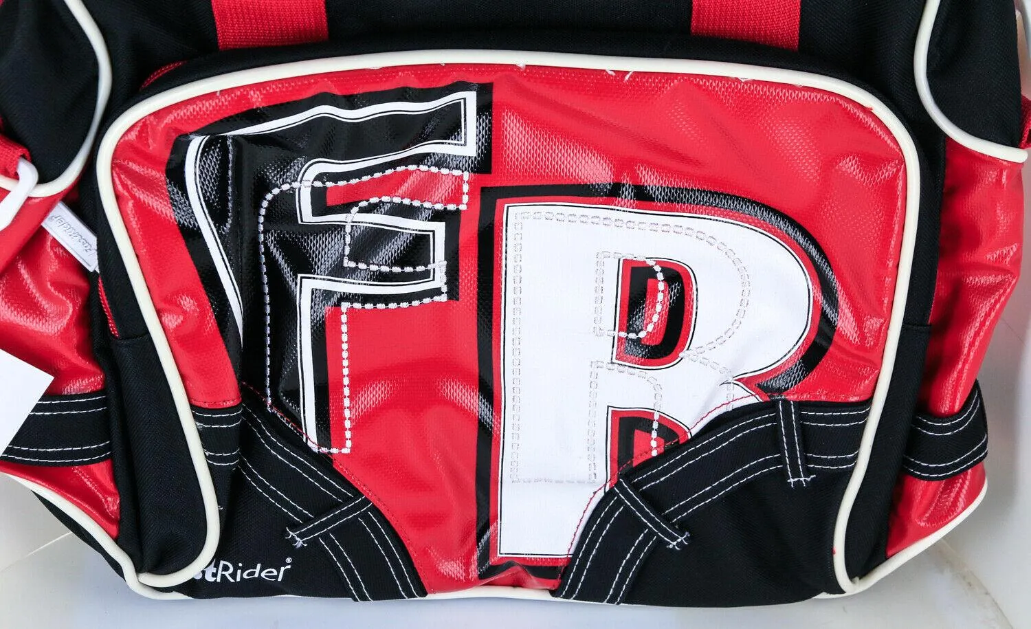 FastRider Young City Pannier Bike Bag 12.5L Water Resistant Red / Black NEW