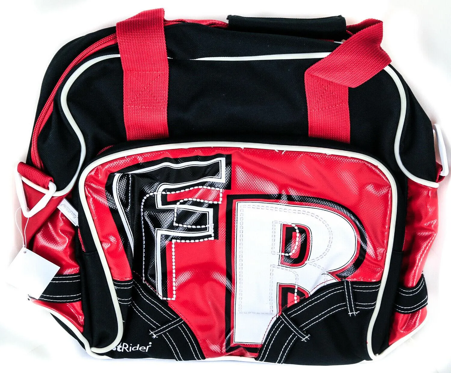 FastRider Young City Pannier Bike Bag 12.5L Water Resistant Red / Black NEW