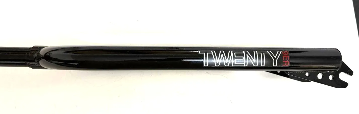 Framed 29" BMX Chromoly Black Bike 1 1/8 Threadless Fork 3/8 Axle to Crown 430mm