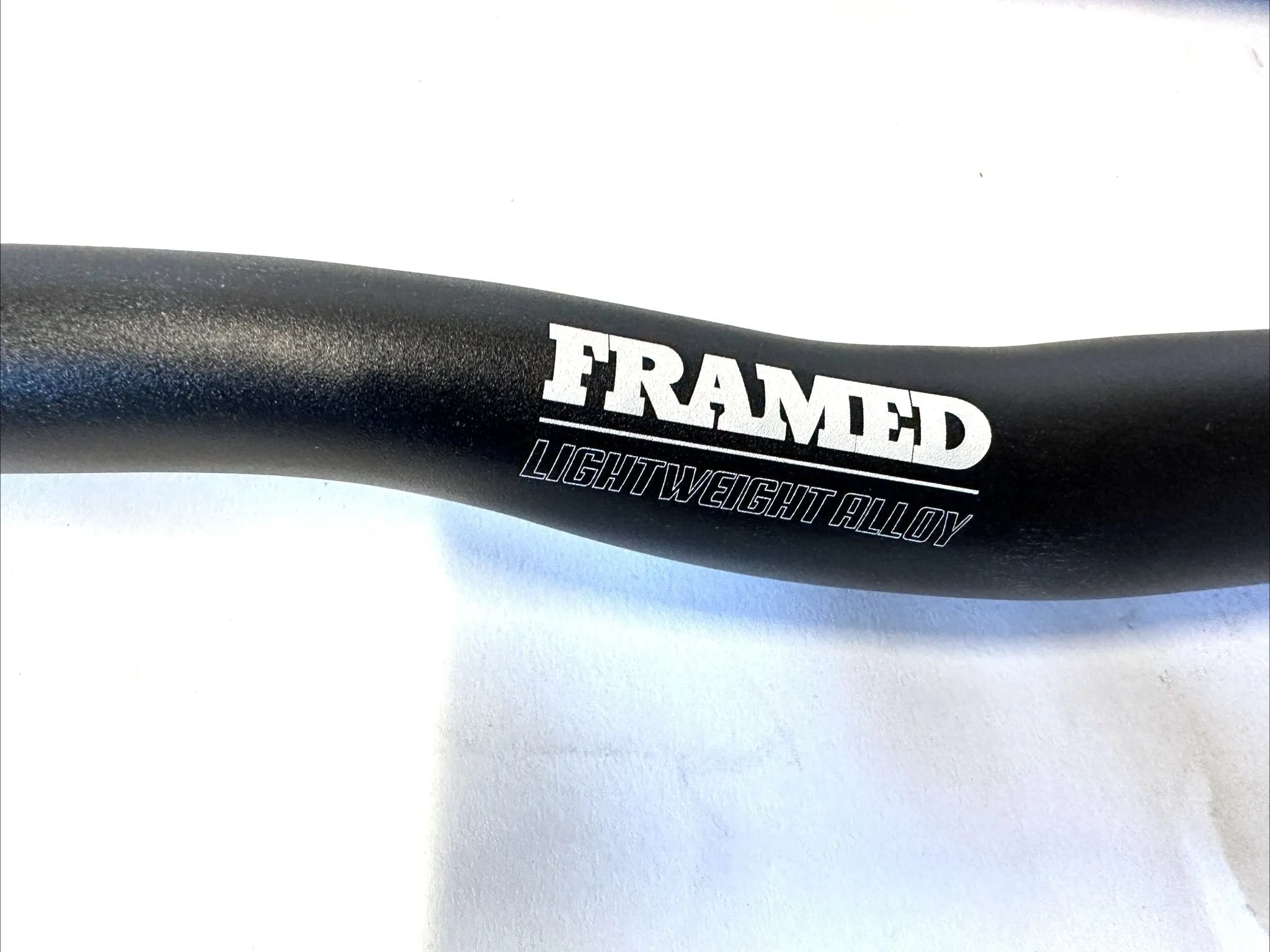 FRAMED Alloy Riser Mountain Bike Handlebars Black 740mm 31.8mm 340g New