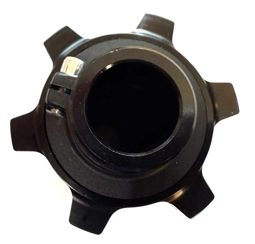 FSA K-Force Light  24 hole 110mm x 15mm 6 Bolt Disc Front Hub Black Sealed Hub