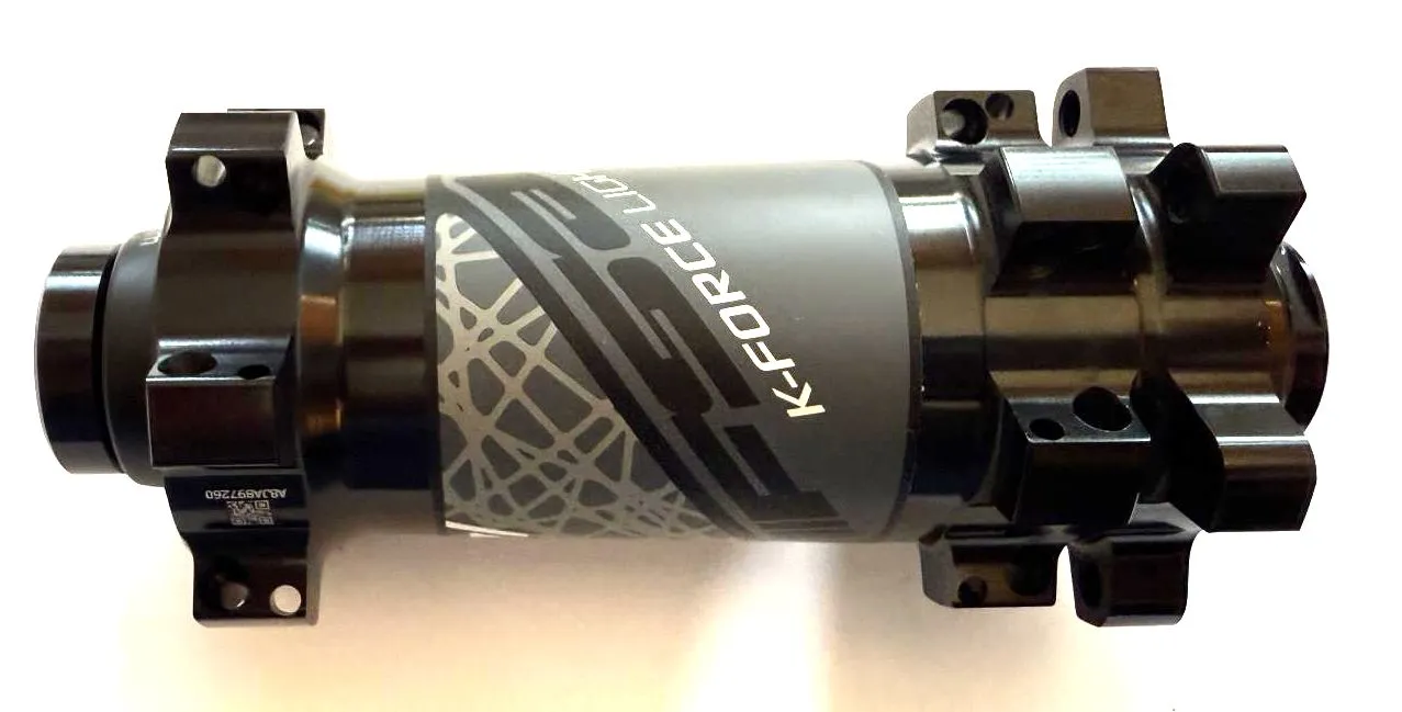 FSA K-Force Light  24 hole 110mm x 15mm 6 Bolt Disc Front Hub Black Sealed Hub