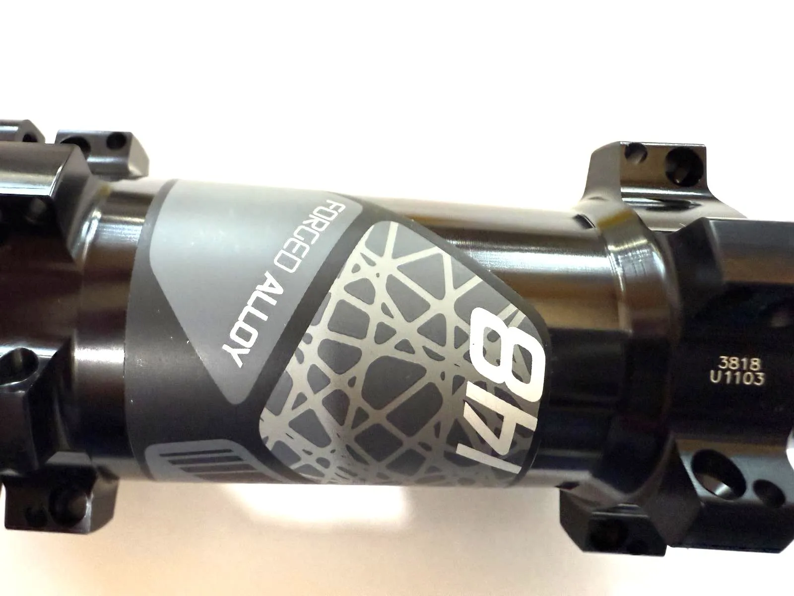 FSA K-Force Light  24 hole 110mm x 15mm 6 Bolt Disc Front Hub Black Sealed Hub