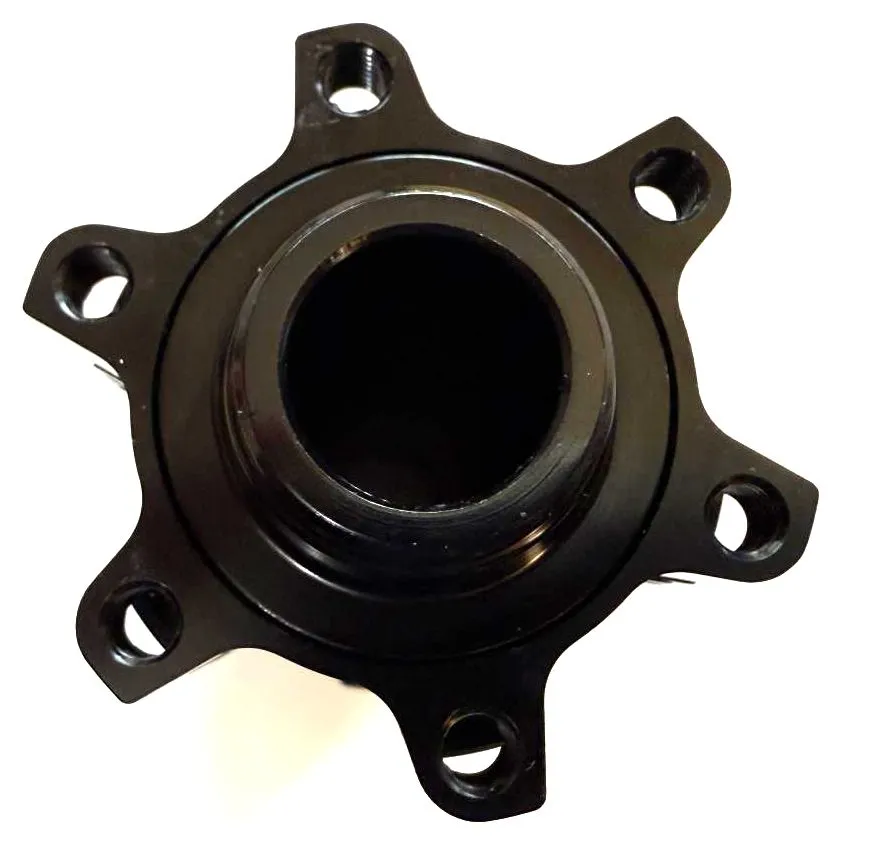 FSA K-Force Light  24 hole 110mm x 15mm 6 Bolt Disc Front Hub Black Sealed Hub