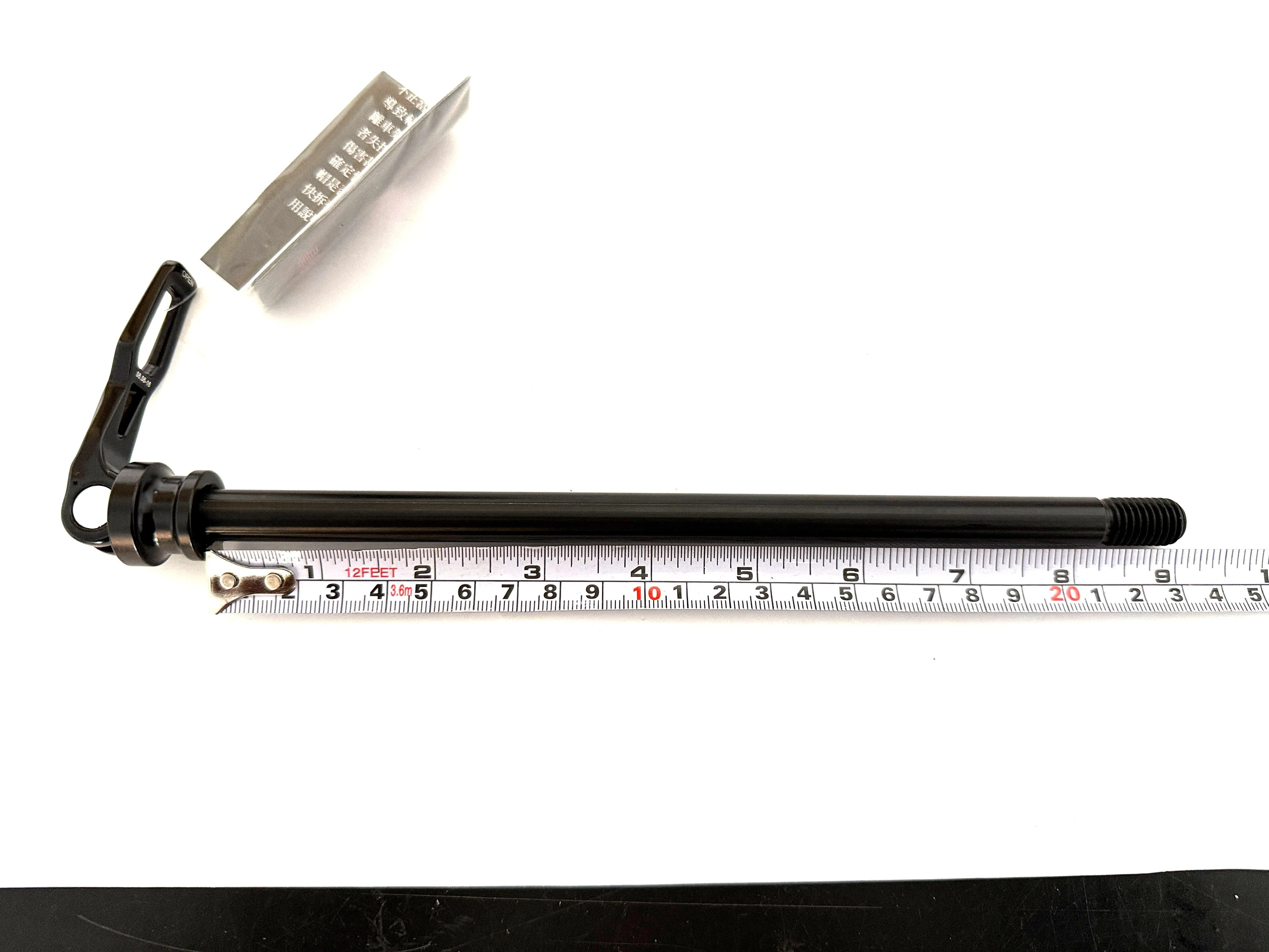KINESIS Alloy Rear QR Thru Axle 12mm Length: 229mm Pitch 1.75mm M12XP1.75XL229mm