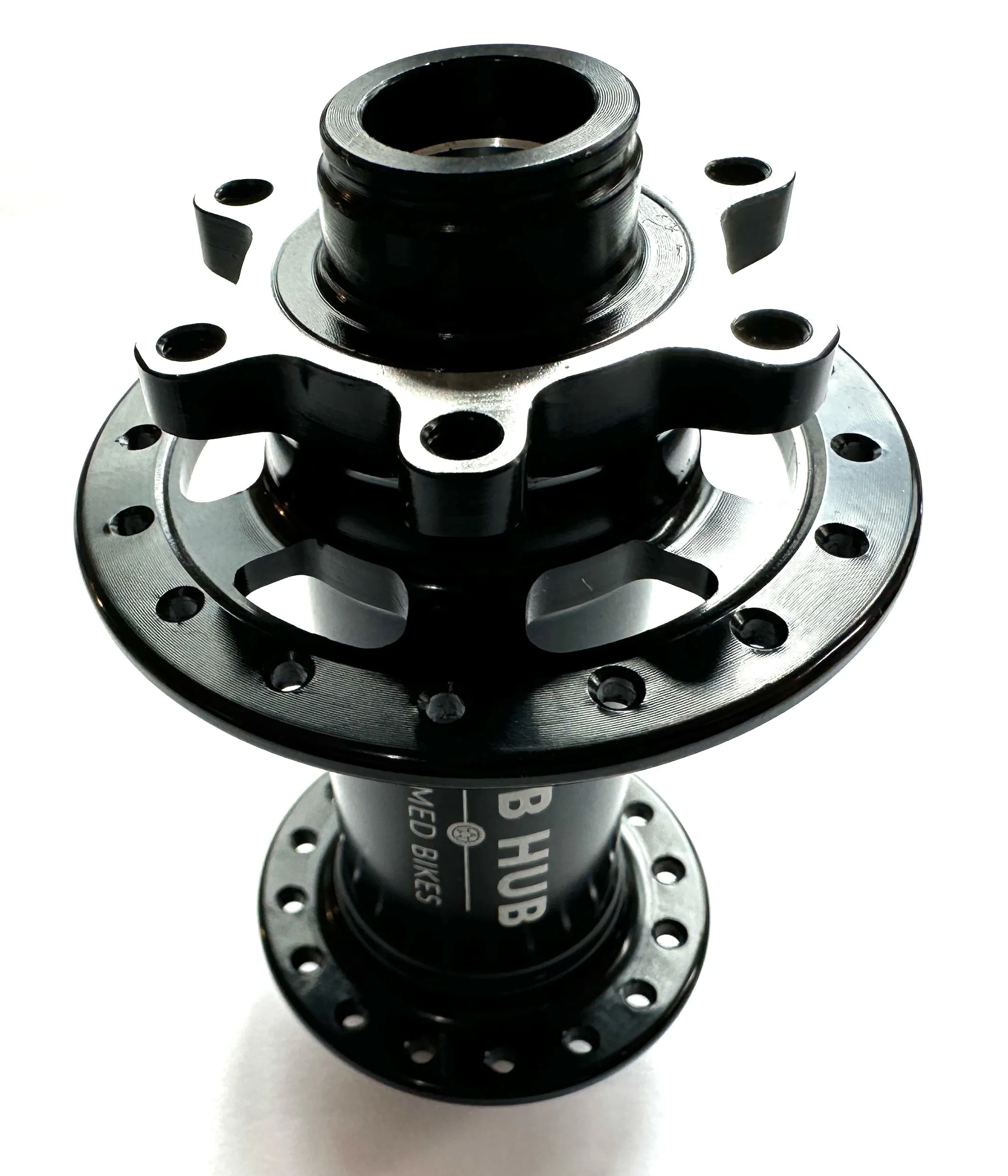 PUB 32h 32 hole 110mm x 15mm 6 Bolt Disc Front Hub Black Bike Sealed Hub New