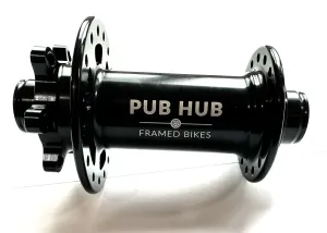 PUB 32h 32 hole 110mm x 15mm 6 Bolt Disc Front Hub Black Bike Sealed Hub New