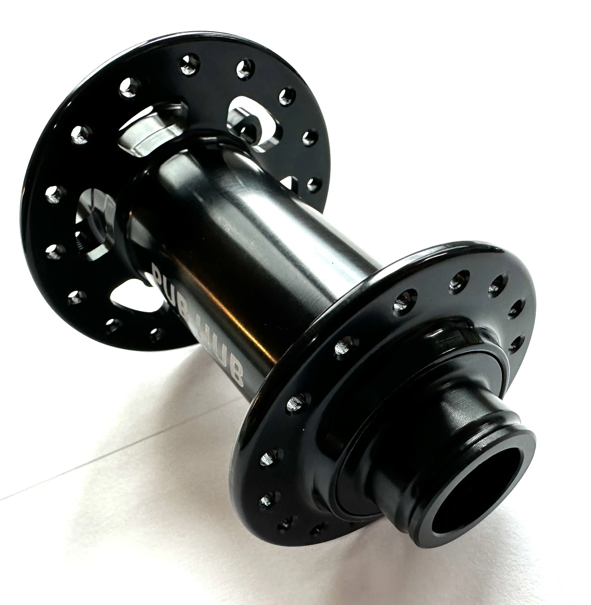 PUB 32h 32 hole 110mm x 15mm 6 Bolt Disc Front Hub Black Bike Sealed Hub New