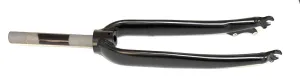 Raleigh 1 1/8" 26" Threaded Alloy Bike Fork 100mm QR Disc Axle - Crown 420mm BLK