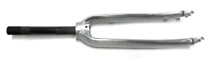 Raleigh 1 1/8" 26" Threaded Alloy Bike Fork 100mm QR Disc Axle - Crown 420mm