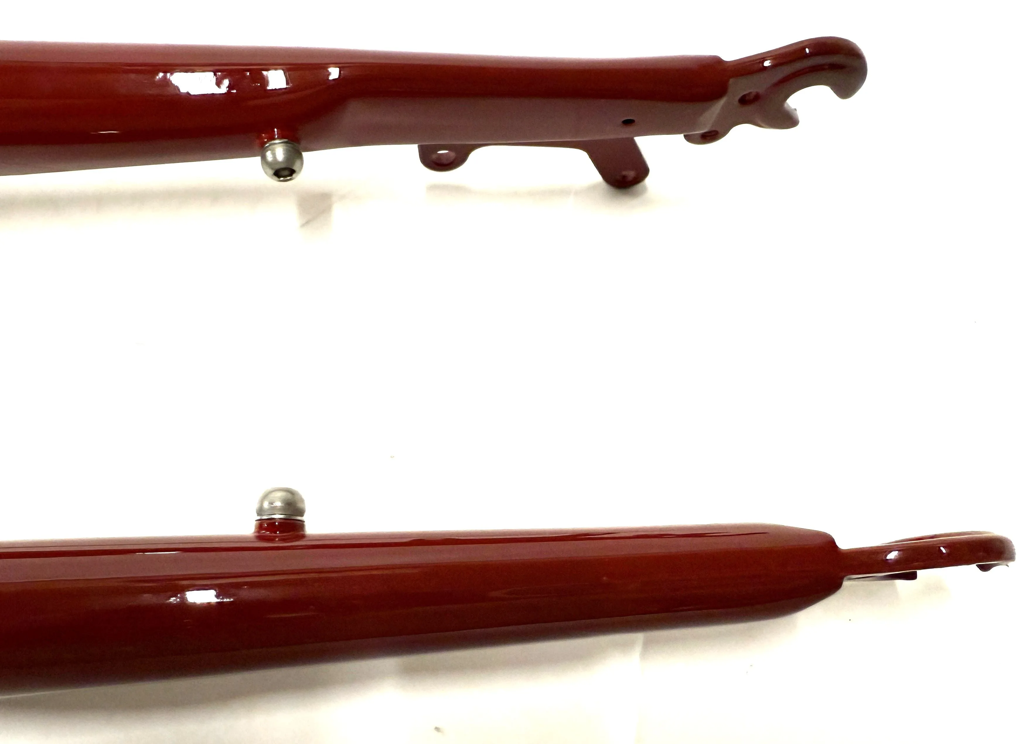 Raleigh 1 1/8" 26" Threaded Steel Bike Fork 100mm QR Disc Axle-Crown 410mm Red