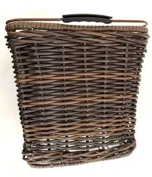 RALEIGH Superbe RR Wicker Pannier Bike Bicycle Basket Brown with Handle TP-339W