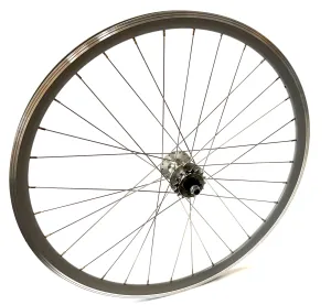 Single Speed Grey Rear Wheel 700c 32 Spoke   16t Freewheel 120mm rear Bolt On
