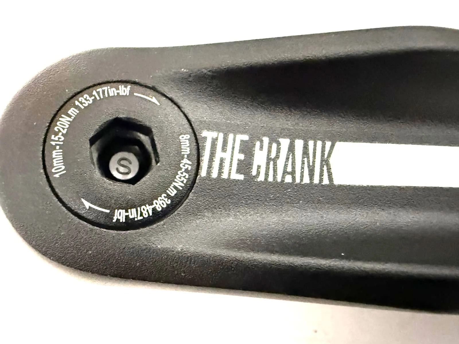 The CRANK 165mm ISIS E-Bike Haibike HB-32 SAMOX Crankset Alloy Armset NEW OLD S